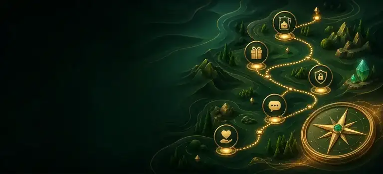 NT77 member guide map with reward, security and support waypoints