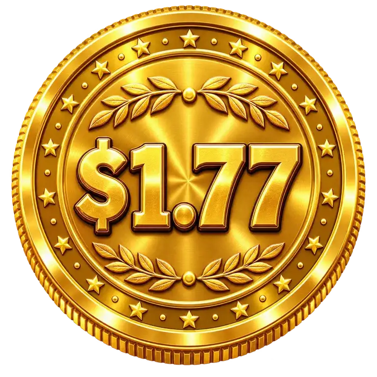 $1.77 prize