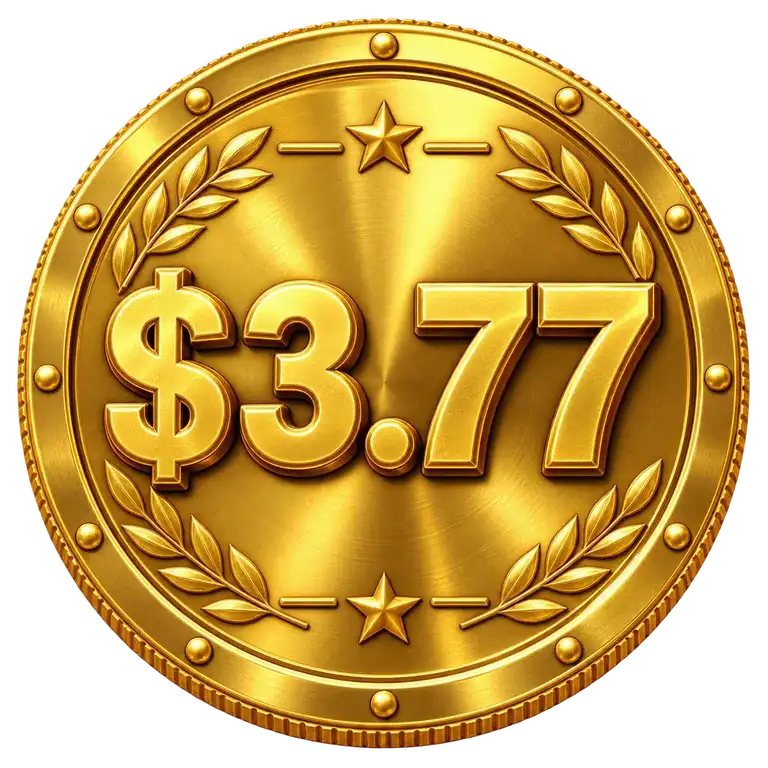$3.77 prize