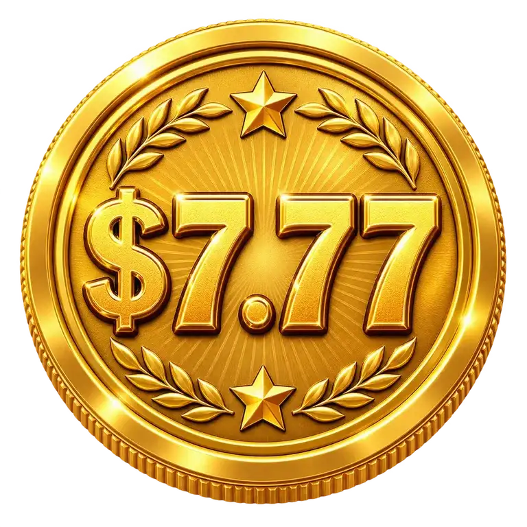 $7.77 prize